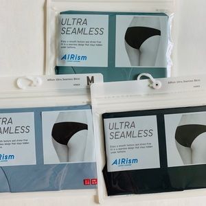 Uniqlo AIRism Seamless Bikini Size M - 3 pack